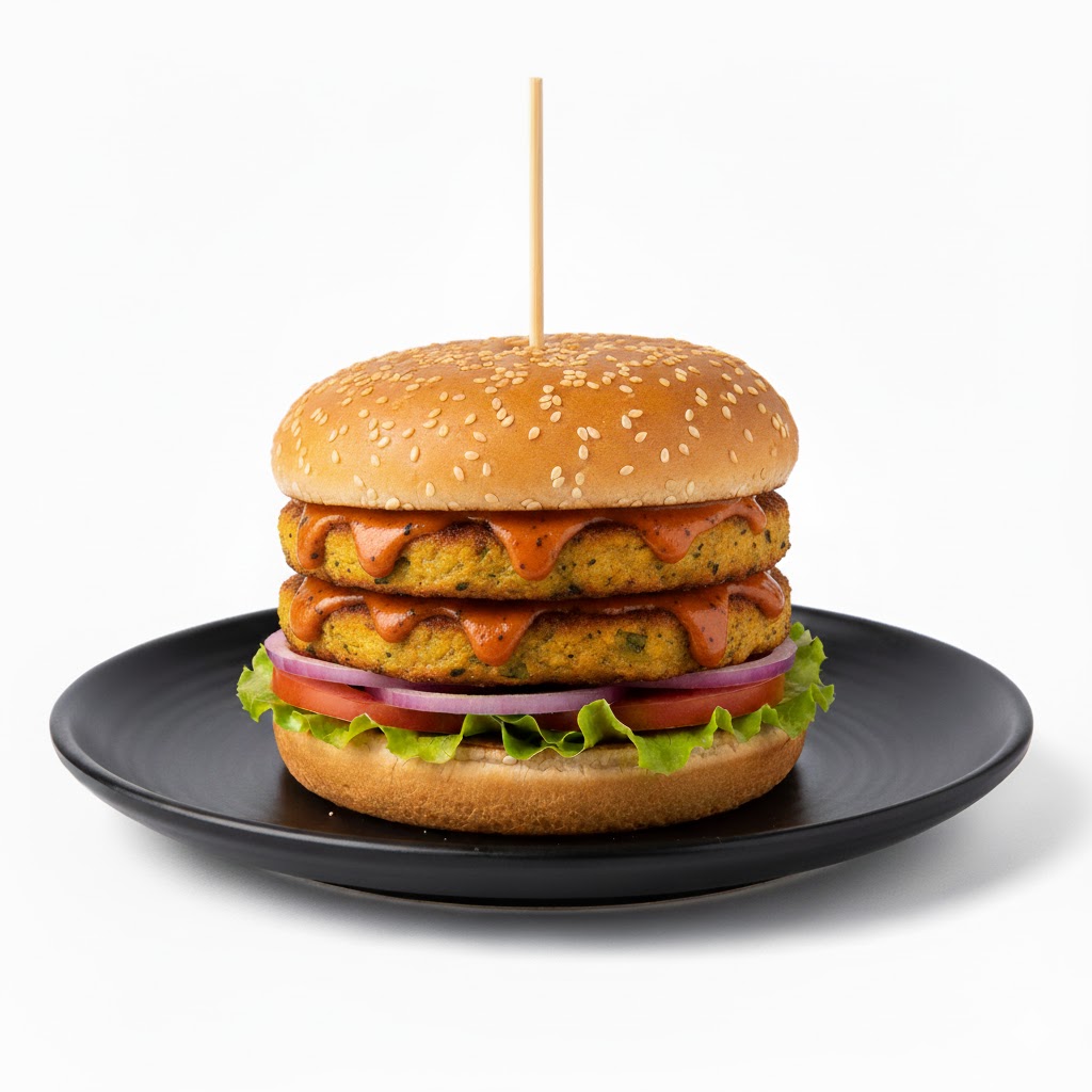 Veg Double Patty Burger